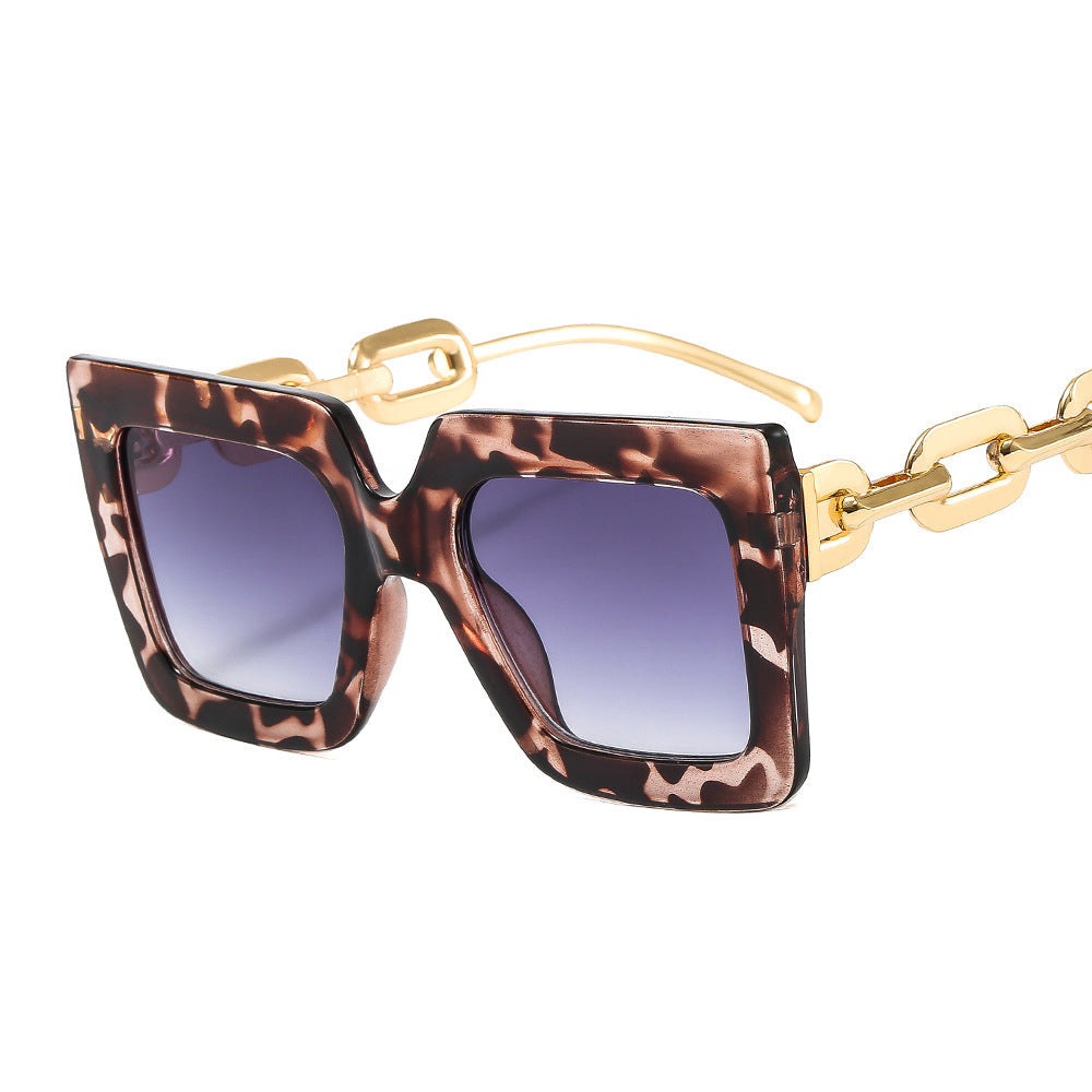 Big Square Rimless Sunglasses - ApolloBox